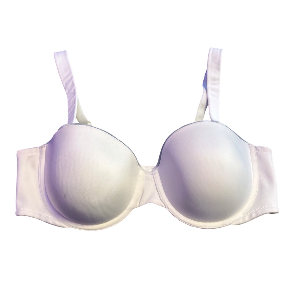 Vanity Fair 75272 T-Shirt Bra White Smooth Molded Underwire Full Figure 38C